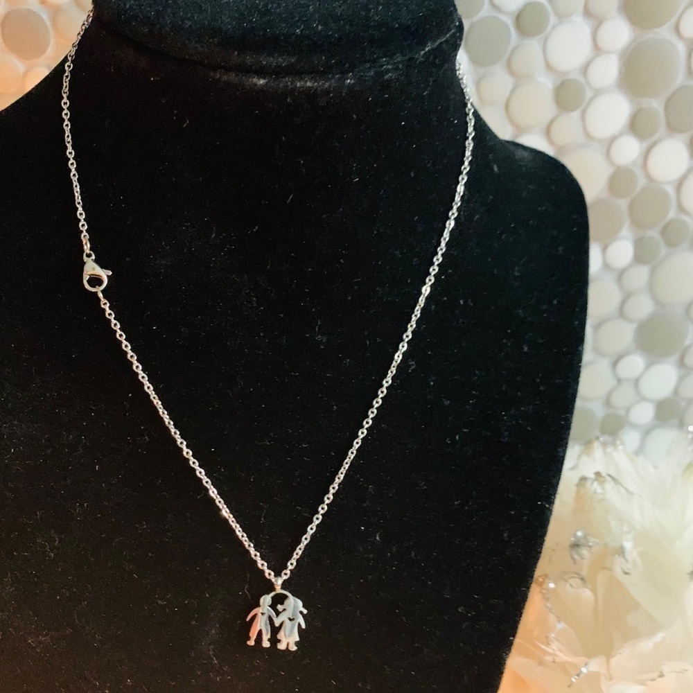 N26- Stainless Steel girl & Boy Necklace BN